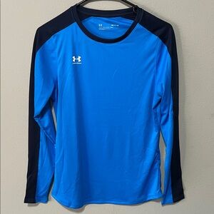Under Armour Blue and Navy Long Sleeve Tee